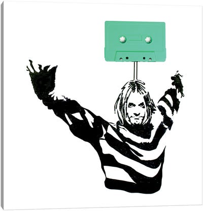 Kurt Cobain Canvas Art Print - Media Formats