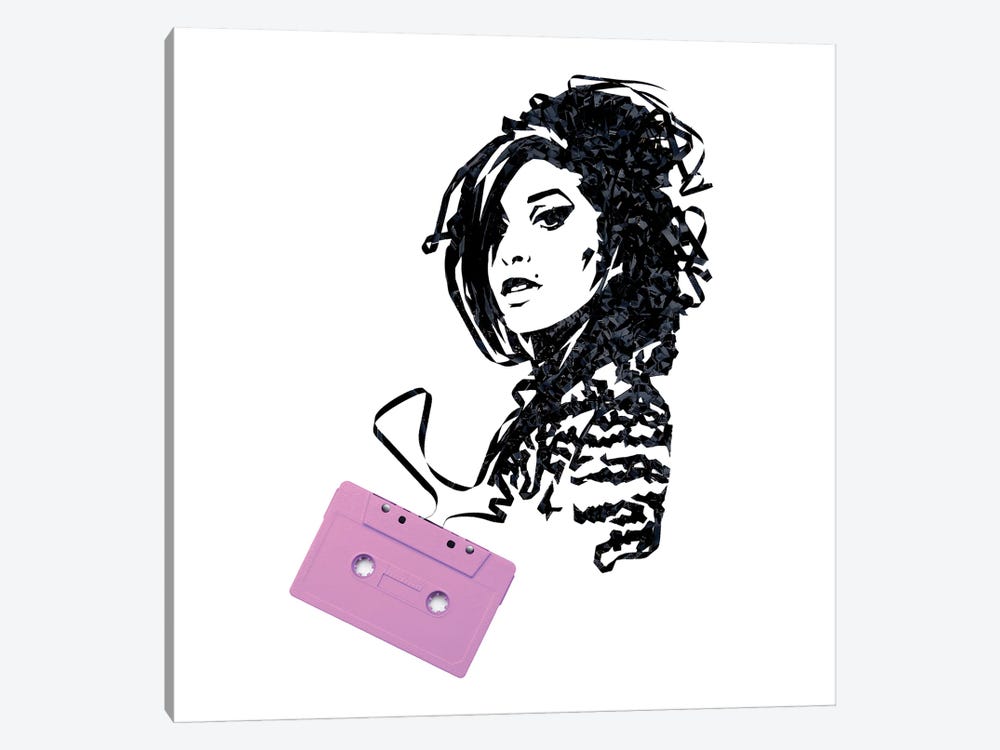 Amy Winehouse II by Erika Iris 1-piece Canvas Wall Art