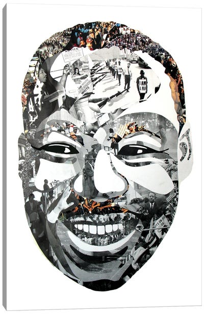 Martin Luther King Jr Canvas Art Print - Erika Iris