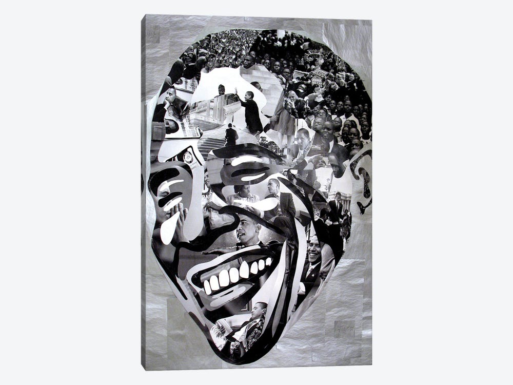 Obama by Erika Iris 1-piece Canvas Art Print