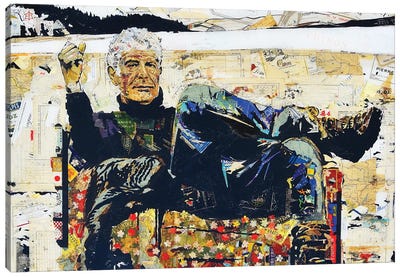 Anthony Bourdain Canvas Art Print - Anthony Bourdain