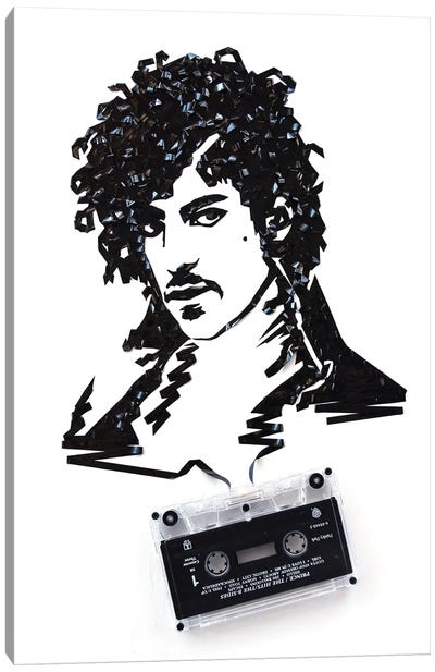 Prince Canvas Art Print - Cassette Tapes