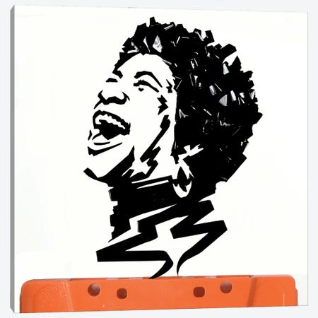 Aretha Franklin II Canvas Print #EIK4} by Erika Iris Canvas Artwork