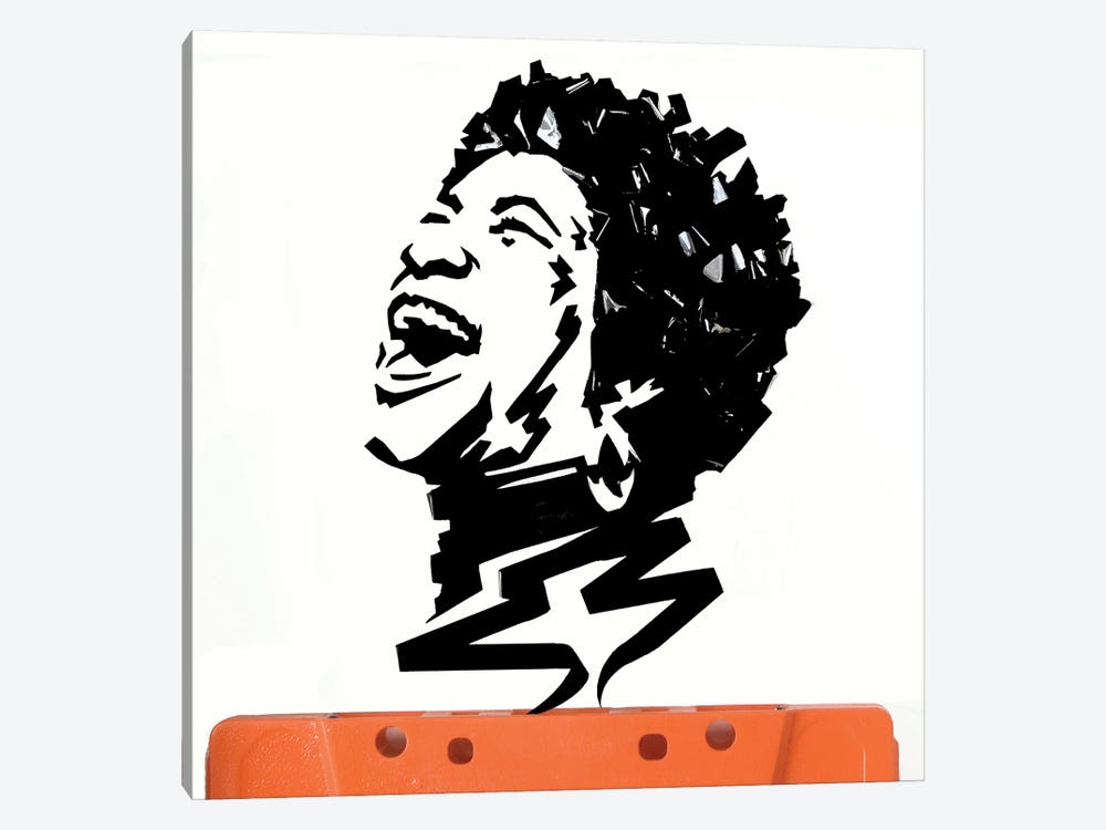 Aretha Franklin II by Erika Iris 1-piece Canvas Art