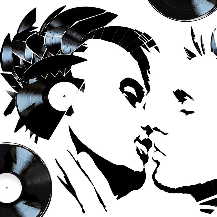 Vinyl Record Kiss