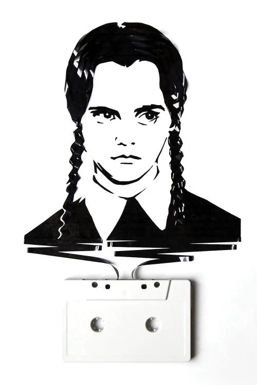 Wednesday Adams by Erika Iris wall art