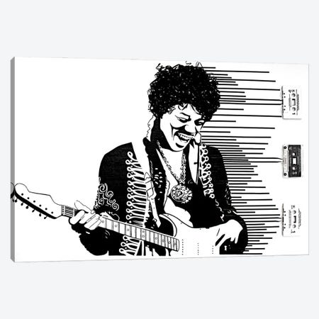 The Jimi Hendrix Experience Canvas Print #EIK55} by Erika Iris Canvas Artwork