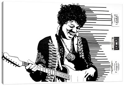 The Jimi Hendrix Experience Canvas Art Print - Erika Iris