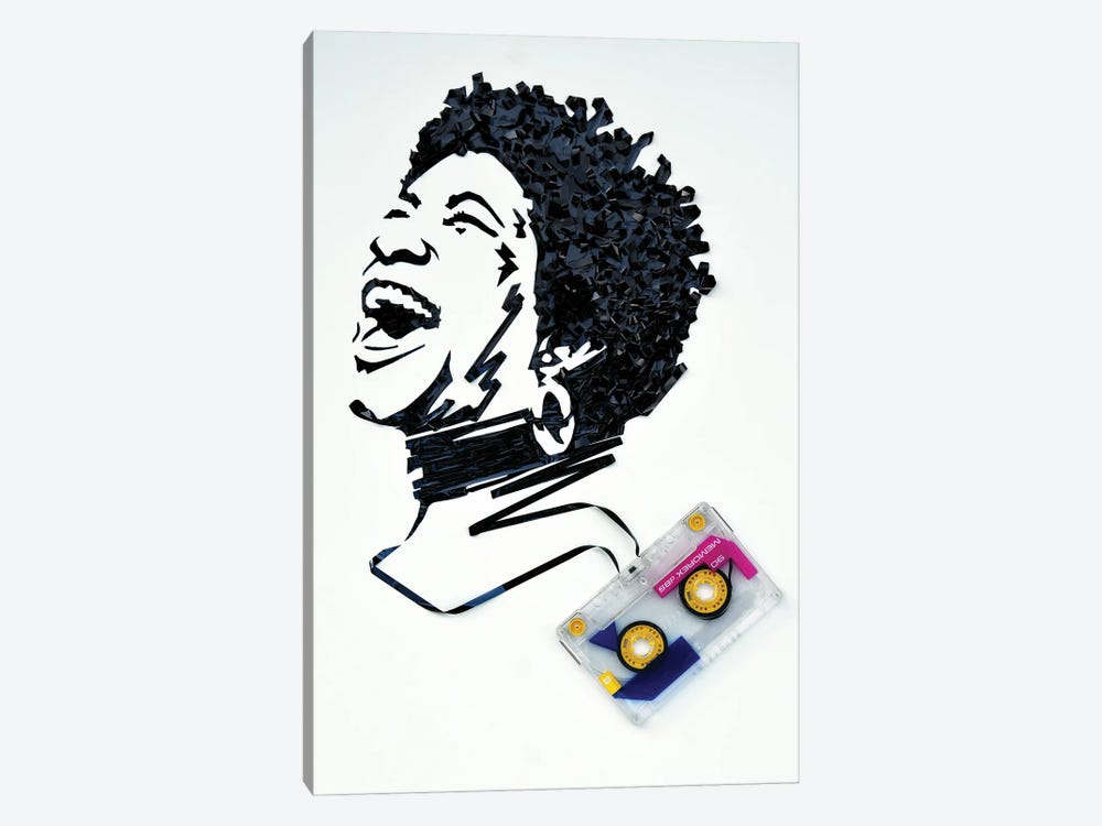 Aretha Franklin by Erika Iris 1-piece Canvas Art Print