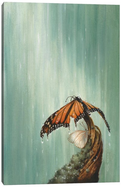 Protecter Canvas Art Print - Monarch Butterflies