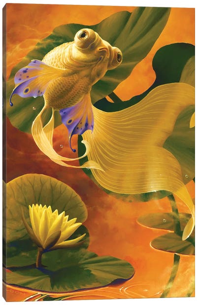 Learning To Fly Canvas Art Print - Lily Art