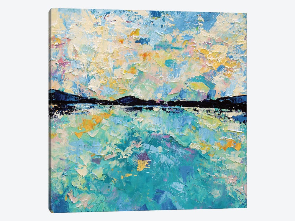 Between Heaven And Earth Square by Eve Izzett 1-piece Canvas Print