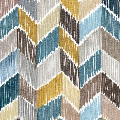 Knitted Chevronne by Eli Jones metal wall art