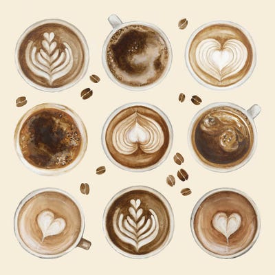 Eli Jones - Framed Fine Art Prints: Cups Of Warm Comfort by Eli Jones