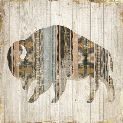 Navaho Bison II by Eli Jones acrylic art print
