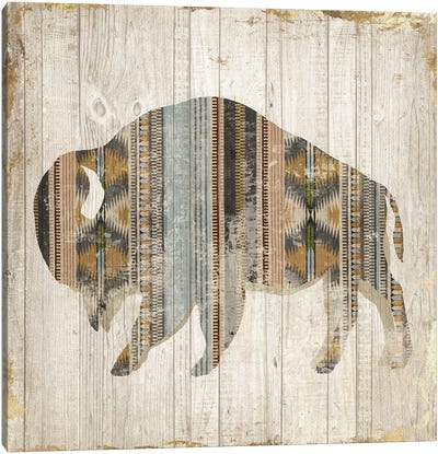 Navaho Bison II Canvas Art Print