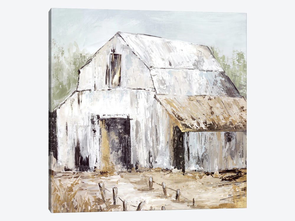 White Barn by Eli Jones 1-piece Canvas Print