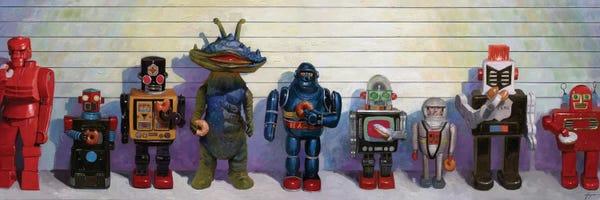 Robots: Line-Up by Eric Joyner