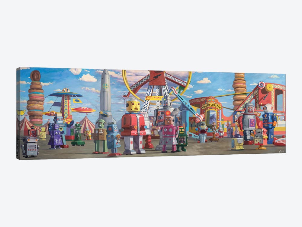 Fairgrounds by Eric Joyner 1-piece Canvas Art Print