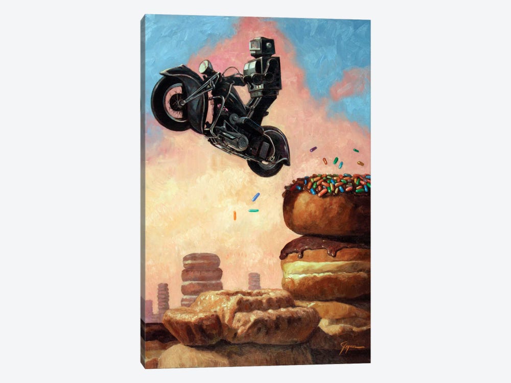 Dark Rider Again by Eric Joyner 1-piece Canvas Print