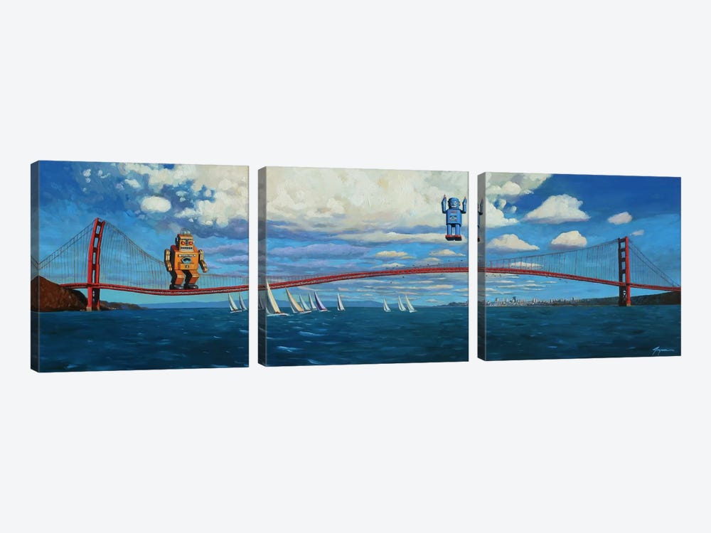 Golden Gaters by Eric Joyner 3-piece Art Print