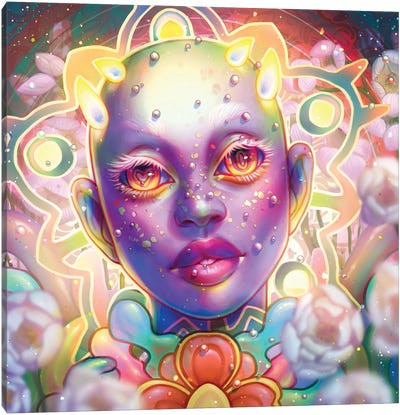Lorelia Canvas Art Print - Psychedelic Dreamscapes