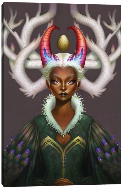 Dragon Mother Canvas Art Print - Ejiwa Ebenebe