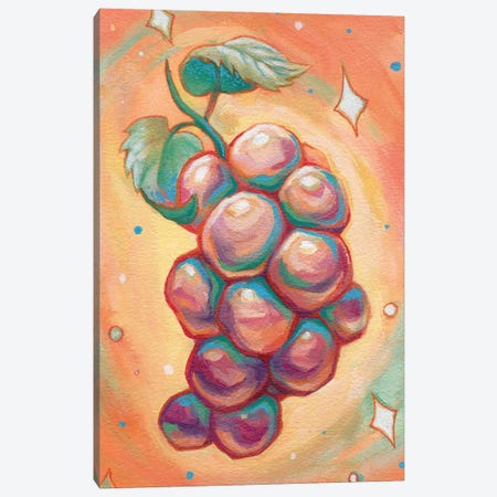 Cosmic Grapes Canvas Print #EJW31} by Ejiwa Ebenebe Art Print