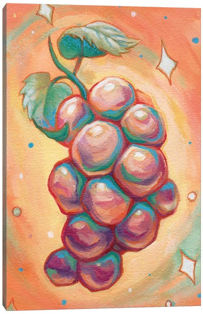 Cosmic Grapes Canvas Art Print - Grape Art