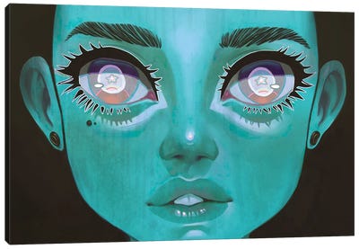 The Unsuspecting Witness Canvas Art Print - Eyes