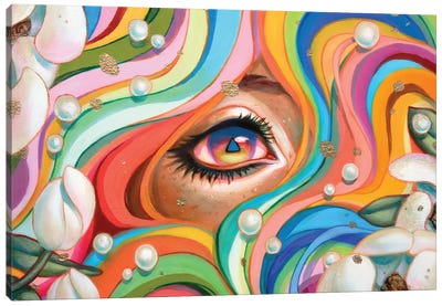 Daydream Canvas Art Print - Eyes