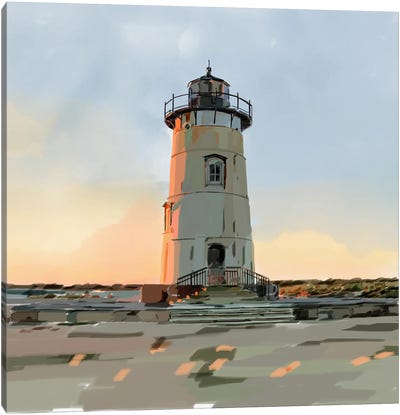Lighthouse Scene I Canvas Art Print - Emily Kalina
