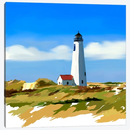 Lighthouse Scene IV Canvas Print #EKA20} by Emily Kalina Art Print