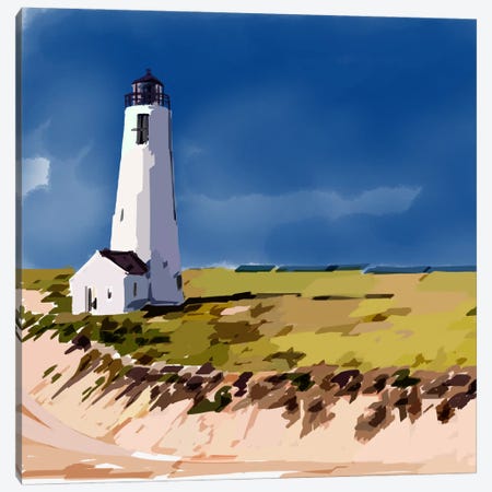 Lighthouse Scene V Canvas Print #EKA21} by Emily Kalina Canvas Art Print