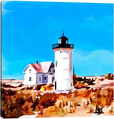 Lighthouse Scene VII Canvas Art Print - Emily Kalina