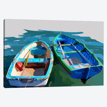 Bold Boats III Canvas Print #EKA3} by Emily Kalina Canvas Print