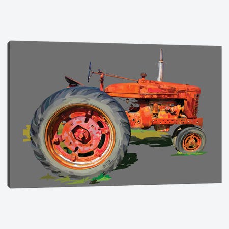 Vintage Tractor XI Canvas Print #EKA43} by Emily Kalina Art Print