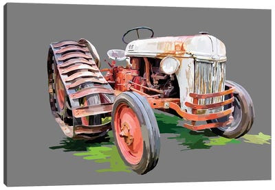 Vintage Tractor XIV Canvas Art Print - Emily Kalina