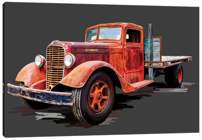 Vintage Truck I Canvas Art Print - Emily Kalina