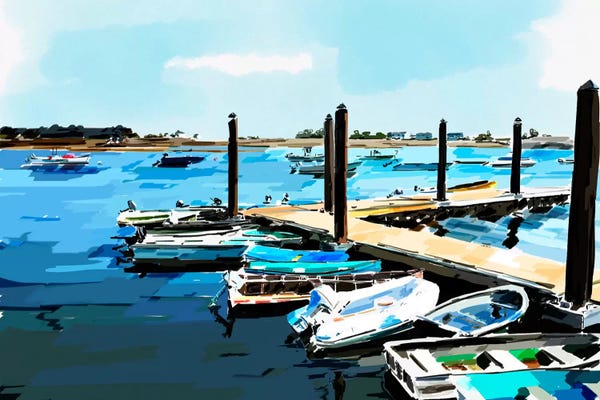 Harbors: Bold Boats V by Emily Kalina