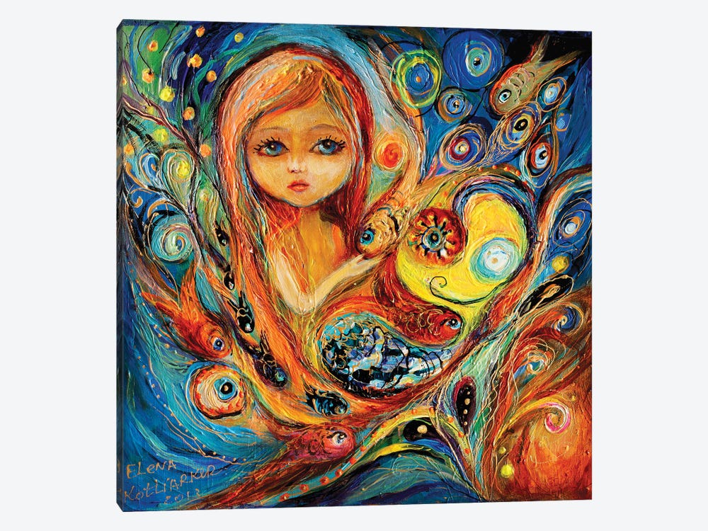 My Little Mermaid Betsy by Elena Kotliarker 1-piece Art Print