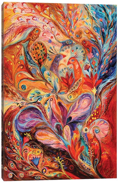 The Story Of Wild Iris Canvas Art Print - Elena Kotliarker