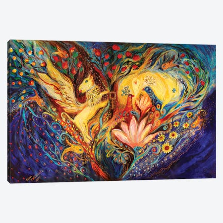 The Golden Griffin Canvas Print #EKL108} by Elena Kotliarker Canvas Wall Art