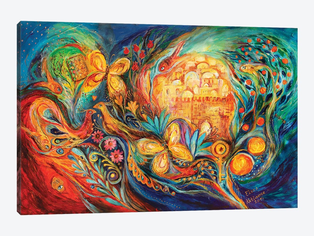 The Key Of Jerusalem by Elena Kotliarker 1-piece Canvas Artwork