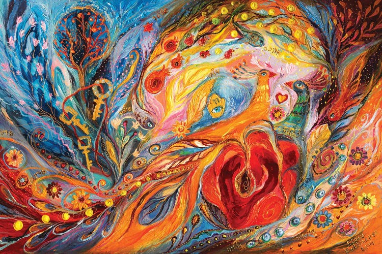 The Rose Of East by Elena Kotliarker wall art