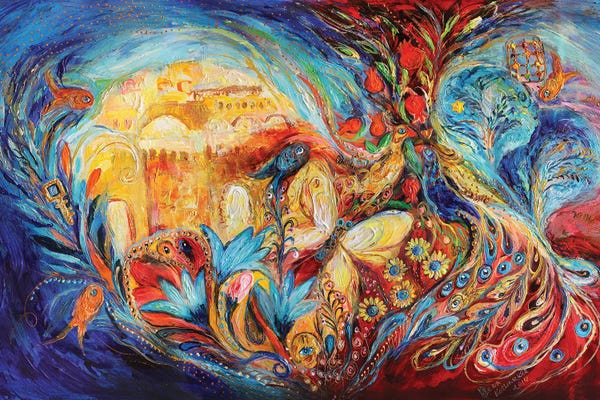 Elena Kotliarker: The Sky Of Eternal City III by Elena Kotliarker