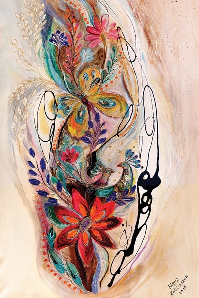 Butterflies and Flowers: The Splash Of Life X by Elena Kotliarker