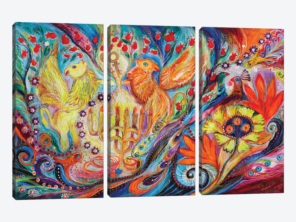 The Keepers Of Light by Elena Kotliarker 3-piece Canvas Print