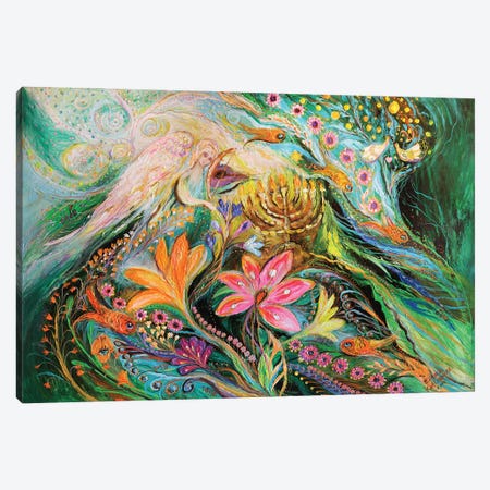 Dreams About Chagall. The Sky Violin Canvas Print #EKL133} by Elena Kotliarker Art Print