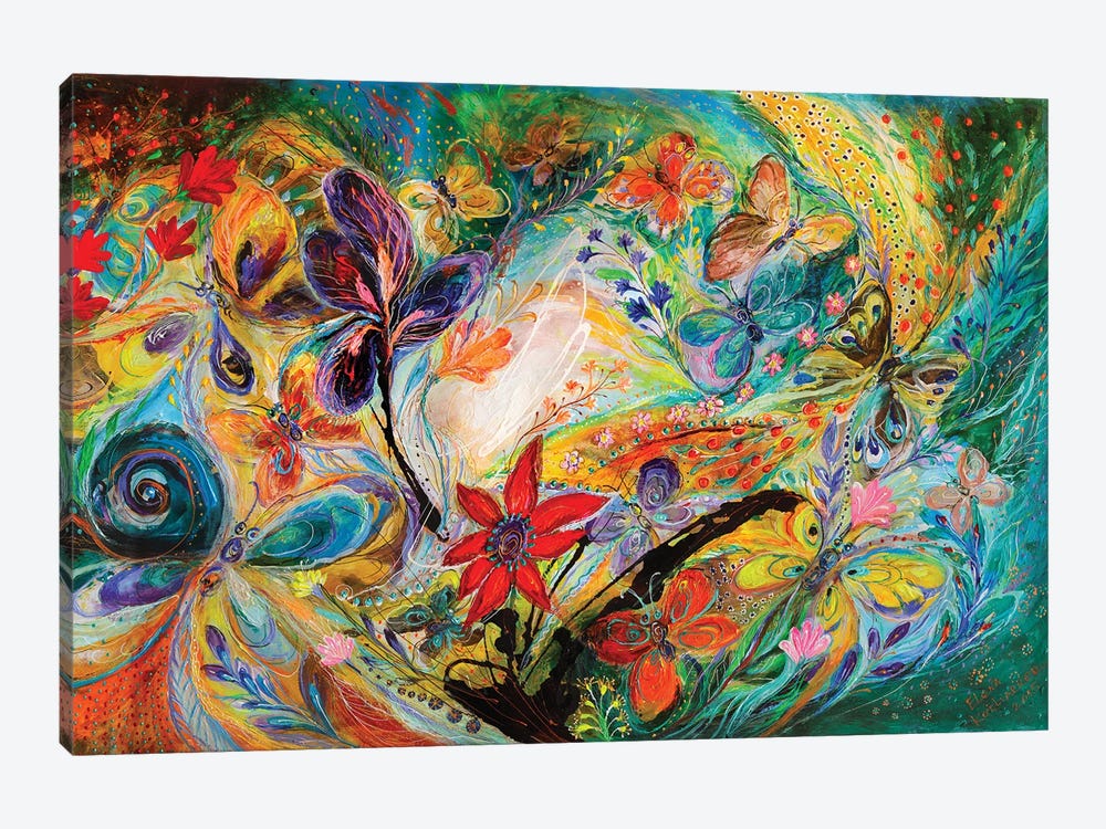 The Dancing Butterflies by Elena Kotliarker 1-piece Canvas Art